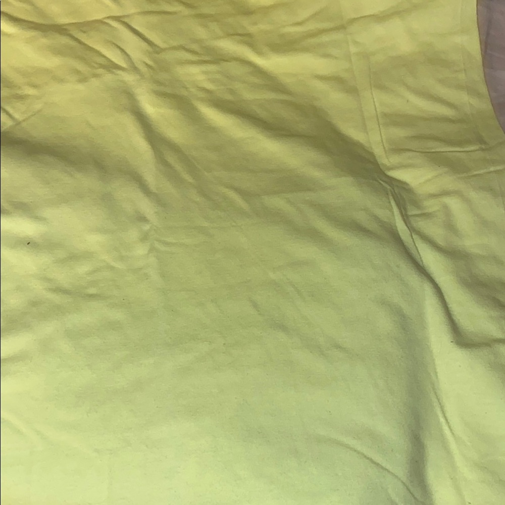 Hanes Comfort Soft Yellow T-Shirt - Picture 3 of 5
